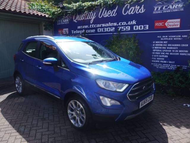 Ford Ecosport 1.0 EcoBoost 125 Titanium 5dr Auto Hatchback Petrol Blue