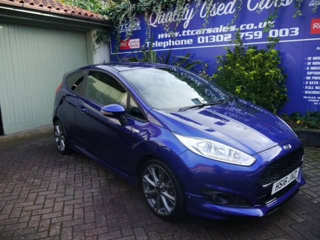 Ford Fiesta 1.0 EcoBoost 125 ST-Line 3dr Hatchback Petrol Blue