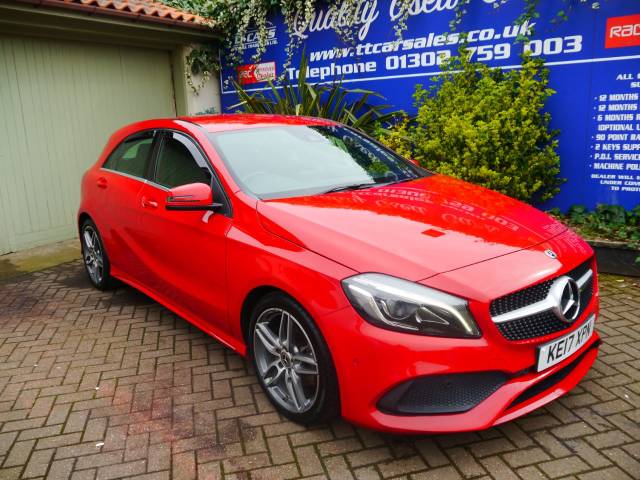 Mercedes-Benz A Class 1.5 A180d AMG Line Premium 5dr Auto (AWAITING V5) Hatchback Diesel Red