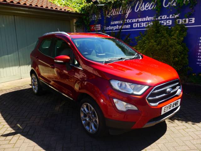 Ford Ecosport 1.0 EcoBoost 125 Titanium 5dr Hatchback Petrol Red