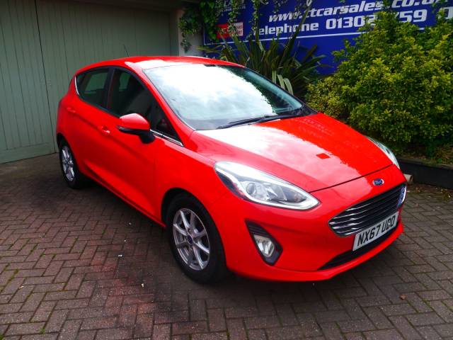 Ford Fiesta 1.0 EcoBoost Zetec 5dr ONE OWNER Hatchback Petrol Red